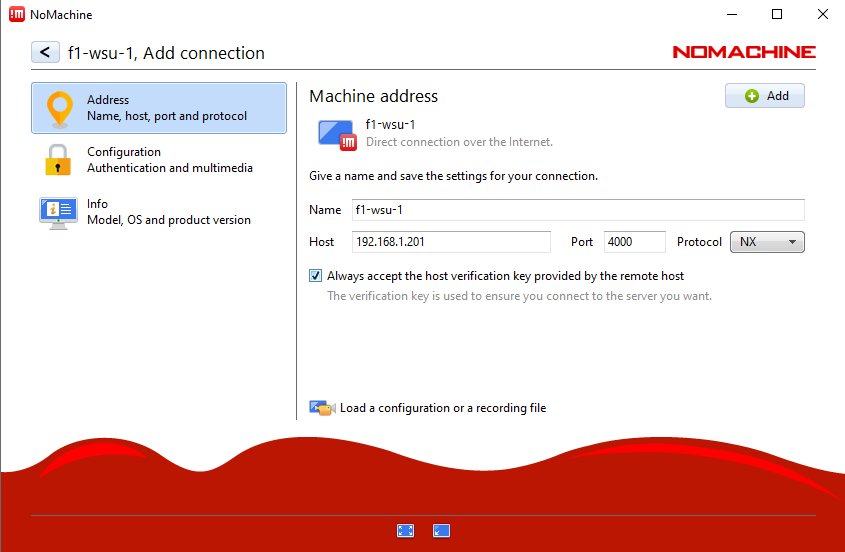 Add RoboRacer connection details